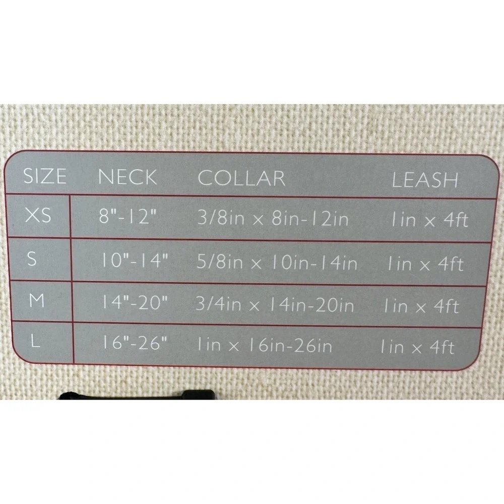 Barker & Jane Dog Collar Leash Set Pink Gingham Cherry Medium New